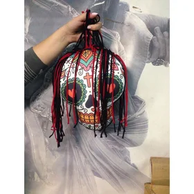 Подушки с фото: подушка череп волосатый 28х35см